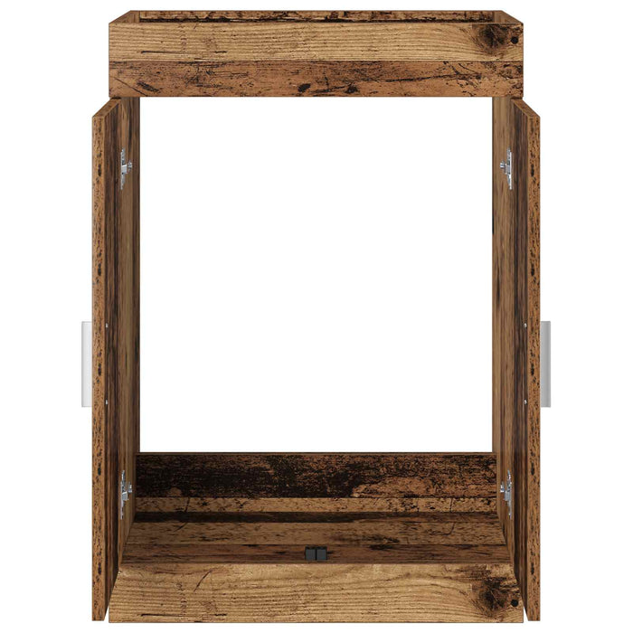 Dulap sub chiuvetă pentru baie Lemn vechi 78,5 x 37,5 x 81 cm - WALTI WALTI