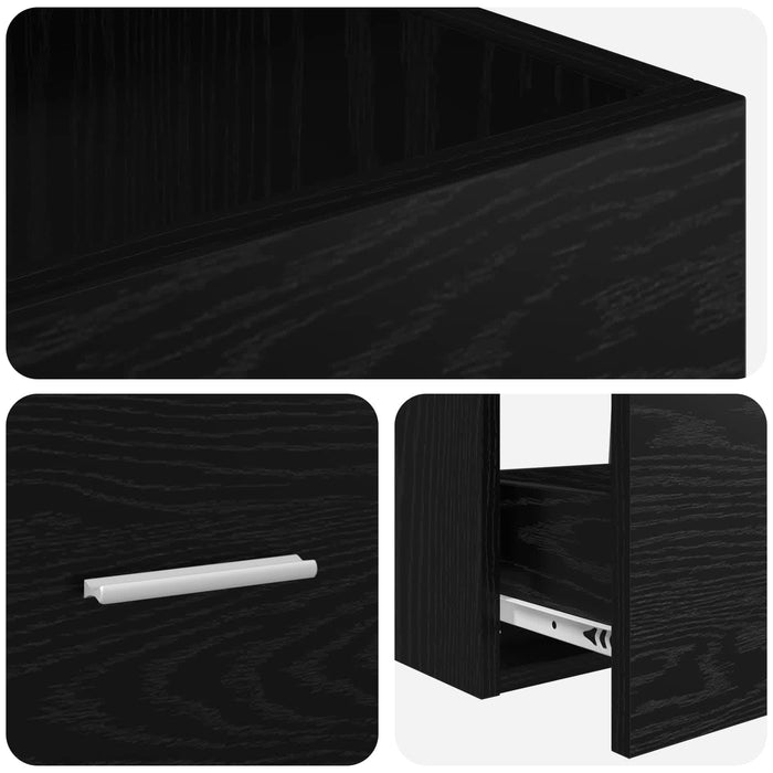 Mobilă de baie cu chiuvetă Stejar Negru 42 x 40 x 84,5 cm - WALTI WALTI