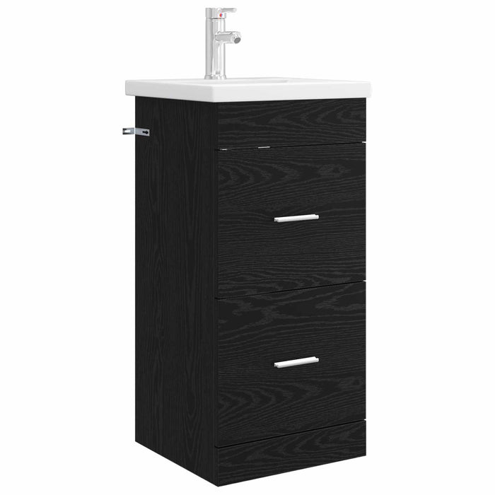 Mobilă de baie cu chiuvetă Stejar Negru 42 x 40 x 84,5 cm - WALTI WALTI