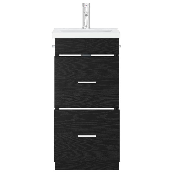 Mobilă de baie cu chiuvetă Stejar Negru 42 x 40 x 84,5 cm - WALTI WALTI
