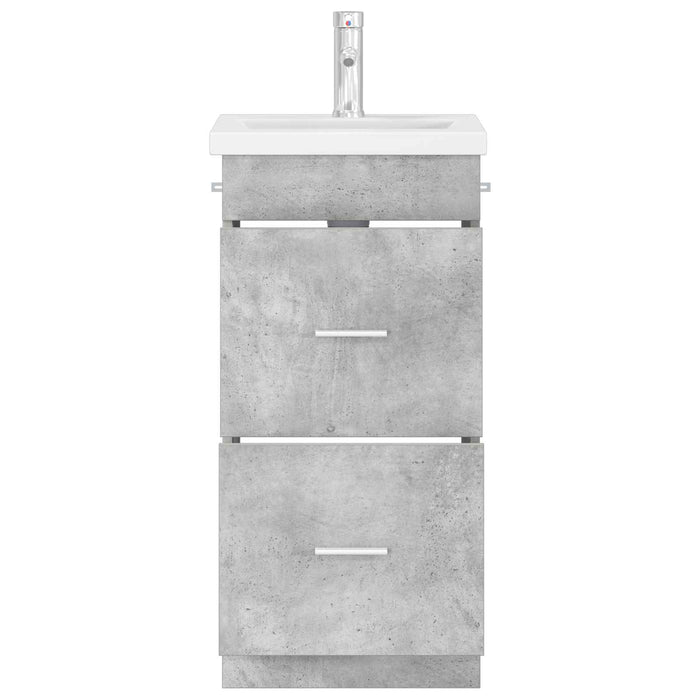 Mobilă de baie cu chiuvetă Gri Beton 42 x 40 x 84,5 cm - WALTI WALTI
