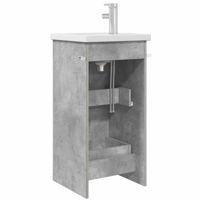 Mobilă de baie cu chiuvetă Gri Beton 42 x 40 x 84,5 cm - WALTI WALTI