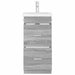 Mobilă de baie cu chiuvetă Sonoma gri 42 x 40 x 84,5 cm - WALTI WALTI