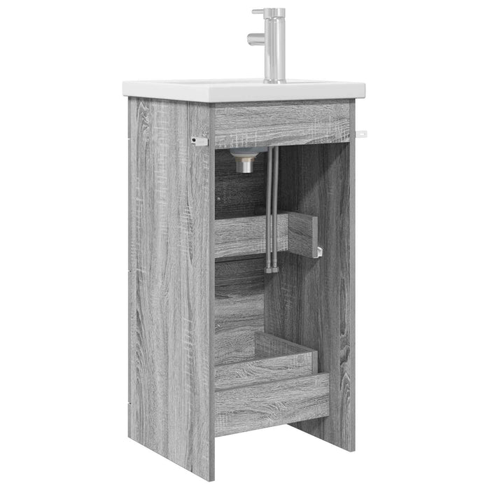 Mobilă de baie cu chiuvetă Sonoma gri 42 x 40 x 84,5 cm - WALTI WALTI