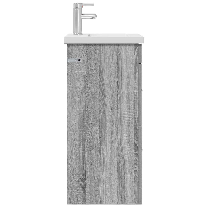Mobilă de baie cu chiuvetă Sonoma gri 42 x 40 x 84,5 cm - WALTI WALTI