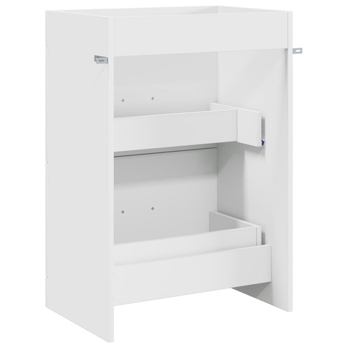 Dulap sub chiuvetă pentru baie Alb 56 x 37,5 x 81 cm - WALTI WALTI