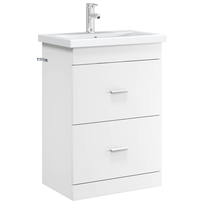 Dulap sub chiuvetă pentru baie Alb 56 x 37,5 x 81 cm - WALTI WALTI