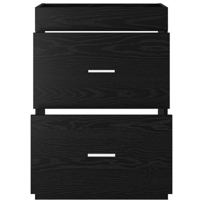 Dulap sub chiuvetă pentru baie Stejar Negru 56 x 37,5 x 81 cm - WALTI WALTI
