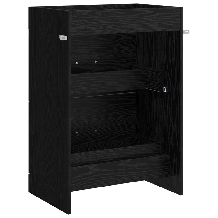 Dulap sub chiuvetă pentru baie Stejar Negru 56 x 37,5 x 81 cm - WALTI WALTI