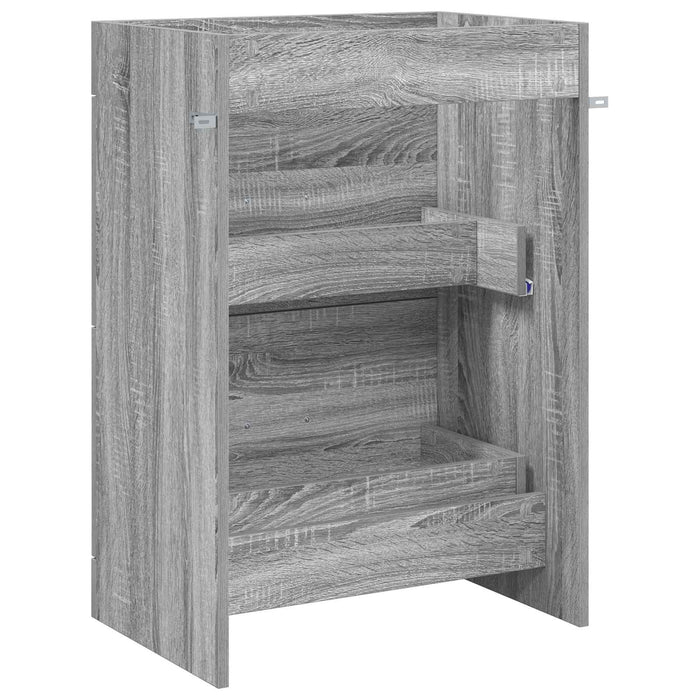 Dulap sub chiuvetă pentru baie Sonoma gri 56 x 37,5 x 81 cm - WALTI WALTI