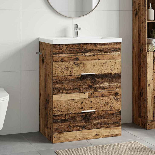 Dulap sub chiuvetă pentru baie Lemn vechi 56 x 37,5 x 81 cm - WALTI WALTI
