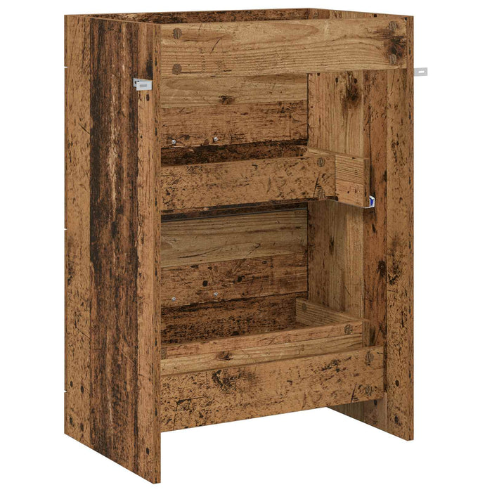 Dulap sub chiuvetă pentru baie Lemn vechi 56 x 37,5 x 81 cm - WALTI WALTI