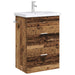 Dulap sub chiuvetă pentru baie Lemn vechi 56 x 37,5 x 81 cm - WALTI WALTI