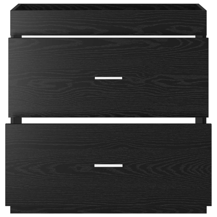 Dulap sub chiuvetă pentru baie Stejar Negru 78,5 x 37,5 x 81 cm - WALTI WALTI
