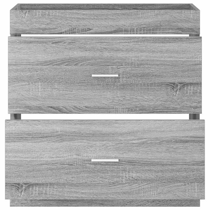 Dulap sub chiuvetă pentru baie Sonoma gri 78,5 x 37,5 x 81 cm - WALTI WALTI