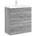 Dulap sub chiuvetă pentru baie Sonoma gri 78,5 x 37,5 x 81 cm - WALTI WALTI