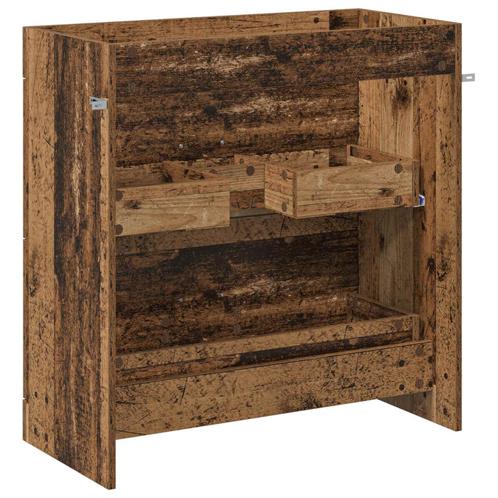 Dulap sub chiuvetă pentru baie Lemn vechi 78,5 x 37,5 x 81 cm - WALTI WALTI