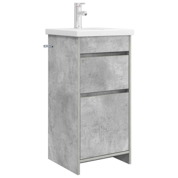 Mobilă de baie cu chiuvetă Gri Beton 42 x 40 x 84,5 cm - WALTI WALTI