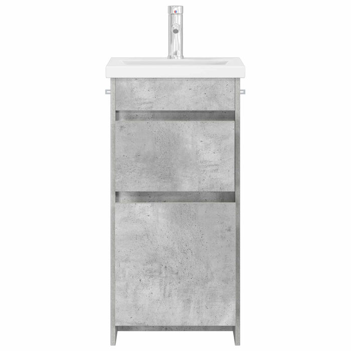 Mobilă de baie cu chiuvetă Gri Beton 42 x 40 x 84,5 cm - WALTI WALTI