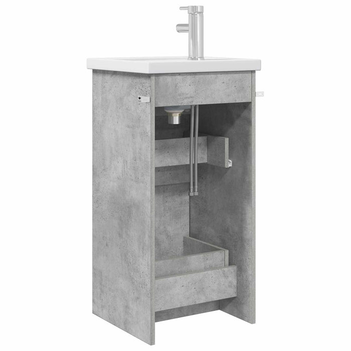 Mobilă de baie cu chiuvetă Gri Beton 42 x 40 x 84,5 cm - WALTI WALTI