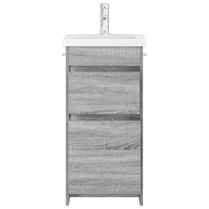 Mobilă de baie cu chiuvetă Sonoma gri 42 x 40 x 84,5 cm - WALTI WALTI