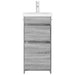 Mobilă de baie cu chiuvetă Sonoma gri 42 x 40 x 84,5 cm - WALTI WALTI