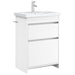 Dulap sub chiuvetă pentru baie Alb 56 x 37,5 x 81 cm - WALTI WALTI