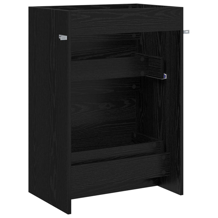 Dulap sub chiuvetă pentru baie Stejar Negru 56 x 37,5 x 81 cm - WALTI WALTI