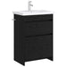 Dulap sub chiuvetă pentru baie Stejar Negru 56 x 37,5 x 81 cm - WALTI WALTI