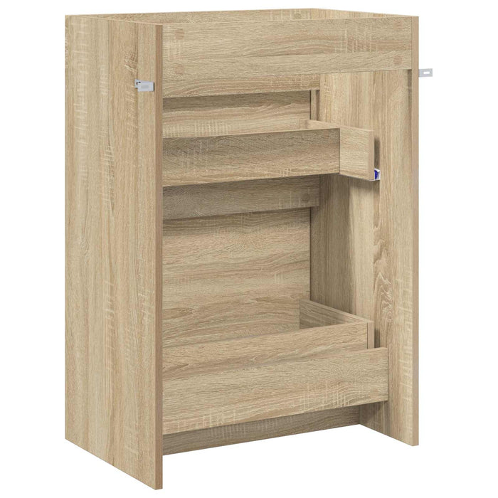 Dulap sub chiuvetă pentru baie Stejar Sonoma 56 x 37,5 x 81 cm - WALTI WALTI