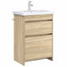 Dulap sub chiuvetă pentru baie Stejar Sonoma 56 x 37,5 x 81 cm - WALTI WALTI