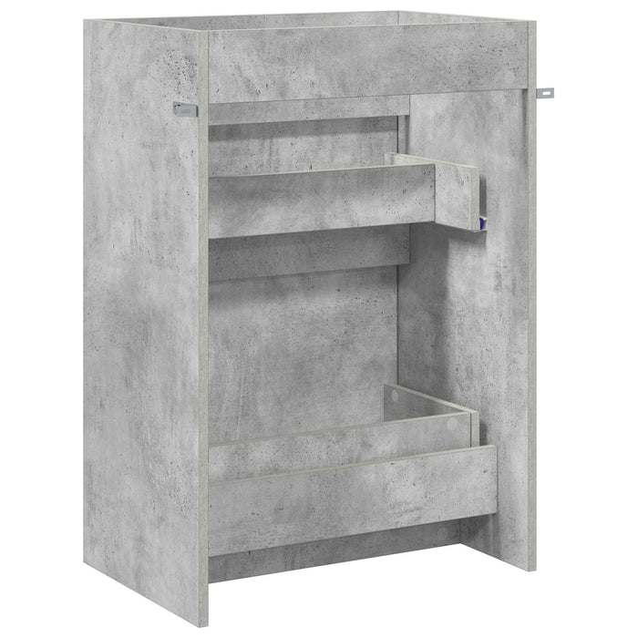 Dulap sub chiuvetă pentru baie Gri Beton 56 x 37,5 x 81 cm - WALTI WALTI