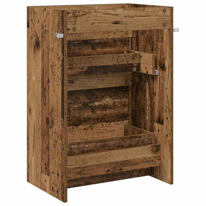 Dulap sub chiuvetă pentru baie Lemn vechi 56 x 37,5 x 81 cm - WALTI WALTI