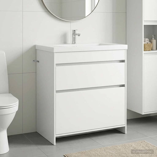 Dulap sub chiuvetă pentru baie Alb 78,5 x 37,5 x 81 cm - WALTI WALTI