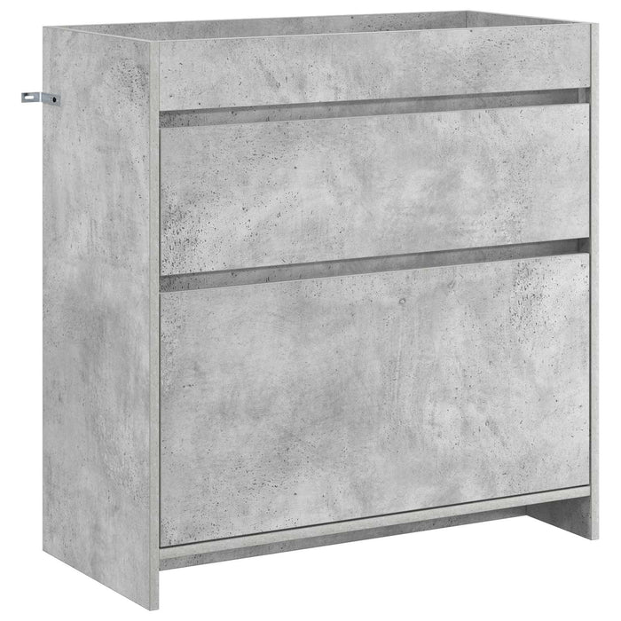 Dulap sub chiuvetă pentru baie Gri Beton 78,5 x 37,5 x 81 cm - WALTI WALTI