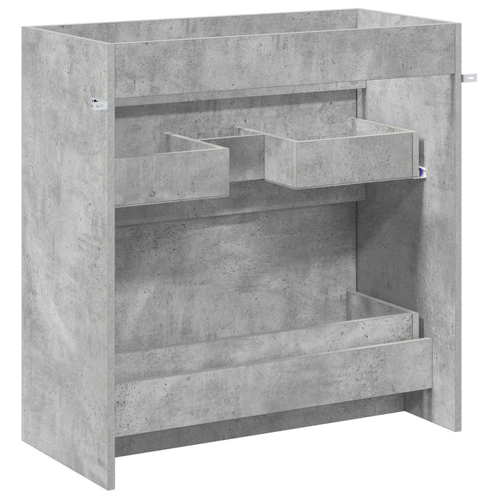 Dulap sub chiuvetă pentru baie Gri Beton 78,5 x 37,5 x 81 cm - WALTI WALTI