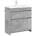 Dulap sub chiuvetă pentru baie Gri Beton 78,5 x 37,5 x 81 cm - WALTI WALTI