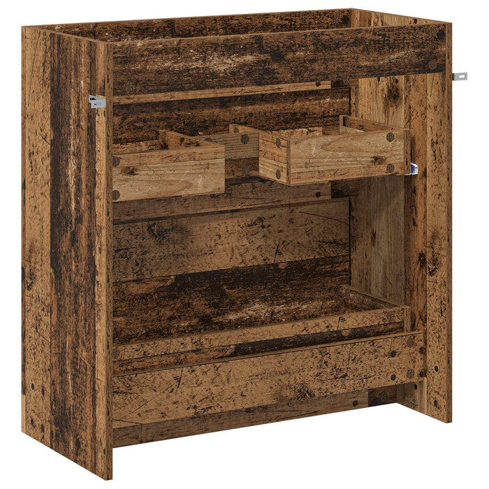 Dulap sub chiuvetă pentru baie Lemn vechi 78,5 x 37,5 x 81 cm - WALTI WALTI