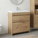 Dulap sub chiuvetă pentru baie Stejar Artizanal - WALTI WALTI