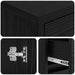 Dulap de Baie Stejar Negru 35 x 36,5 x 85 cm Lemn prelucrat - WALTI WALTI