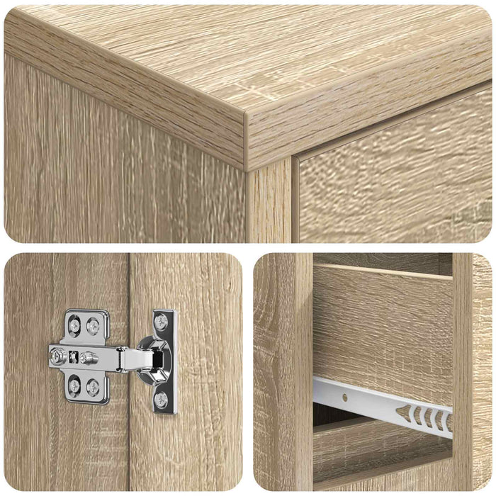 Dulap de Baie Stejar Sonoma 35 x 36,5 x 85 cm Lemn prelucrat - WALTI WALTI