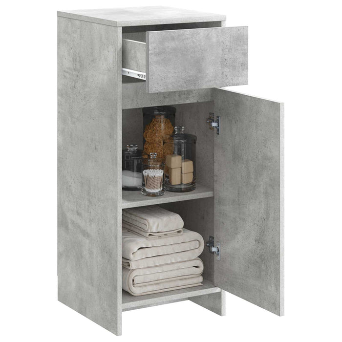 Dulap de Baie Gri Beton 35 x 36,5 x 85 cm Lemn prelucrat WALTI