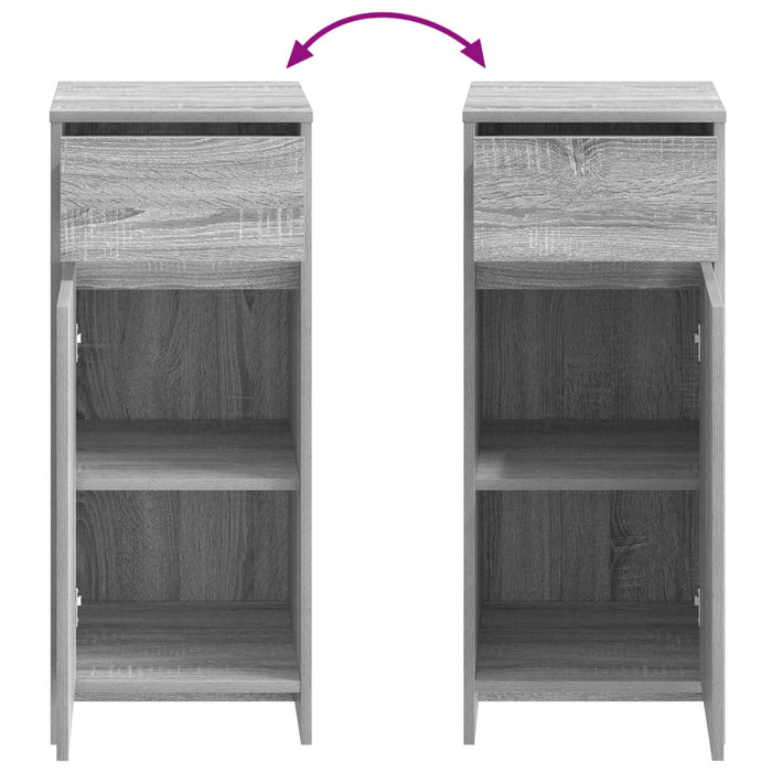 Dulap de Baie Sonoma gri 35 x 36,5 x 85 cm Lemn prelucrat - WALTI WALTI