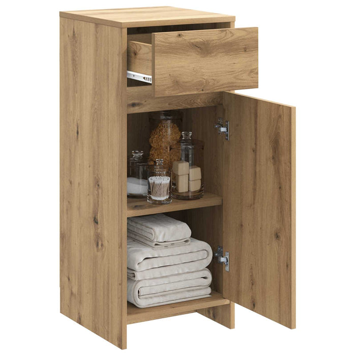 Dulap de Baie Stejar Artizanal 35 x 36,5 x 85 cm Lemn prelucrat - WALTI WALTI
