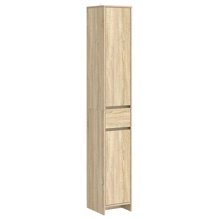 Dulap de Baie Stejar Sonoma 30 x 33 x 190 cm Lemn prelucrat - WALTI WALTI