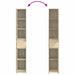 Dulap de Baie Stejar Sonoma 30 x 33 x 190 cm Lemn prelucrat - WALTI WALTI