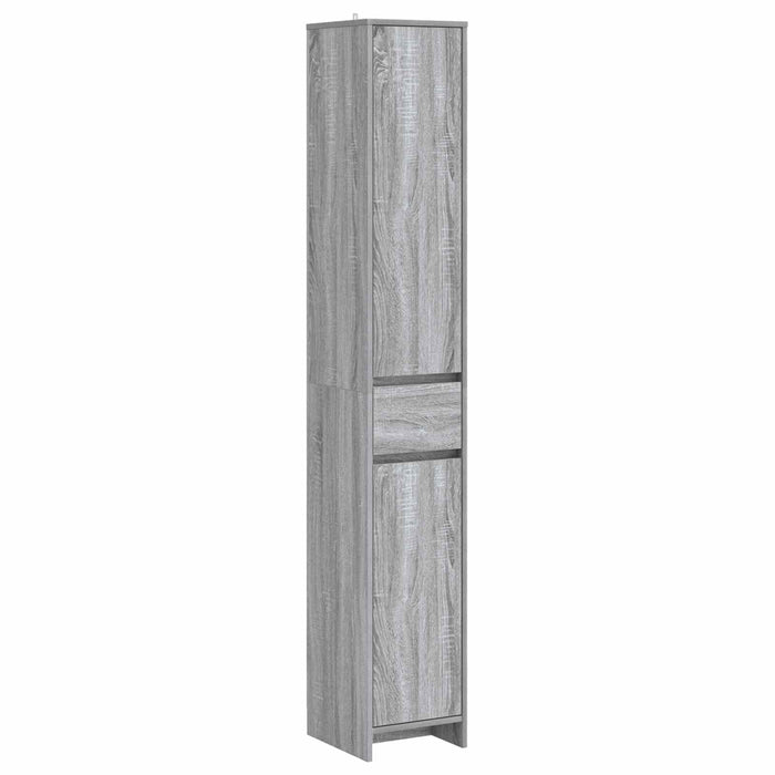 Dulap de Baie Sonoma gri 30 x 33 x 190 cm Lemn prelucrat - WALTI WALTI