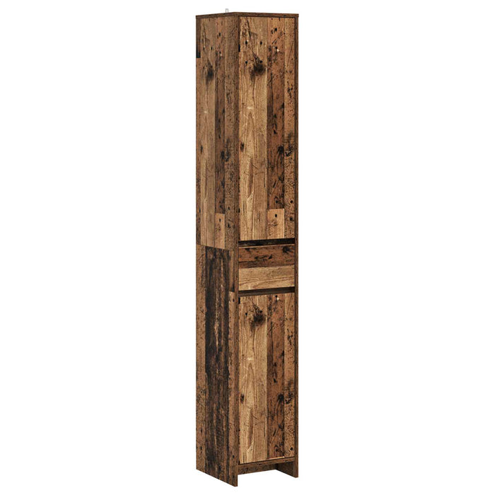 Dulap de Baie Lemn vechi 30 x 33 x 190 cm Lemn prelucrat - WALTI WALTI