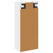 Chiuvetă de baie suspendată Alb 35 x 20 x 81 cm Lemn prelucrat - WALTI WALTI