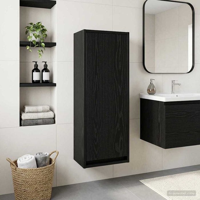 Chiuvetă de baie suspendată Stejar Negru 35 x 20 x 81 cm - WALTI WALTI